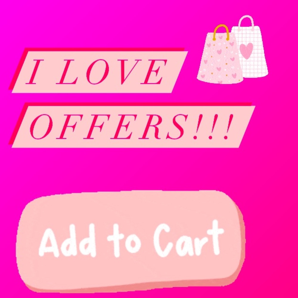 REASONABLE OFFERS ACCEPTED 💕